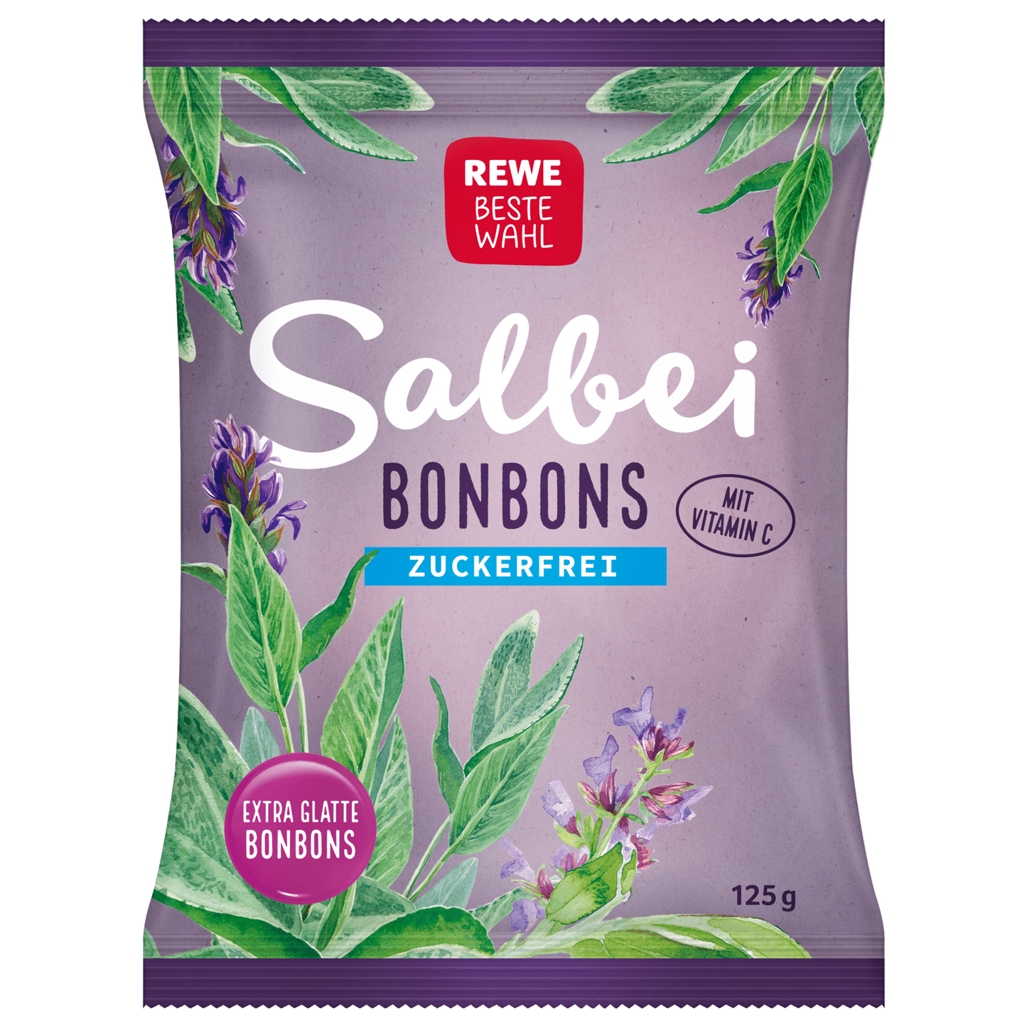 BOMBOANE SALVIE FARA ZAHAR 125G REWE