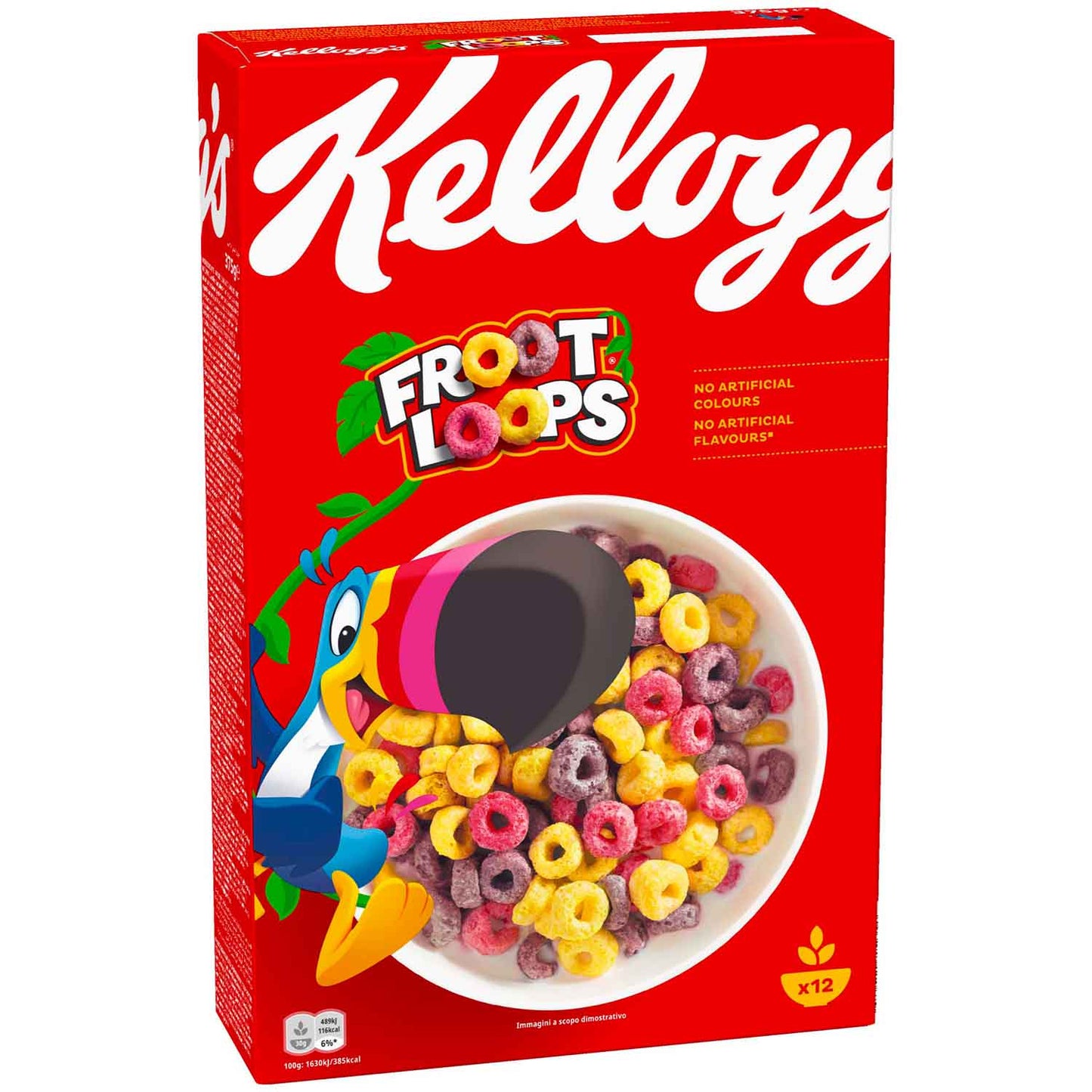 CEREALE KELLOGGS UNICORN FROOT LOOPS 375G