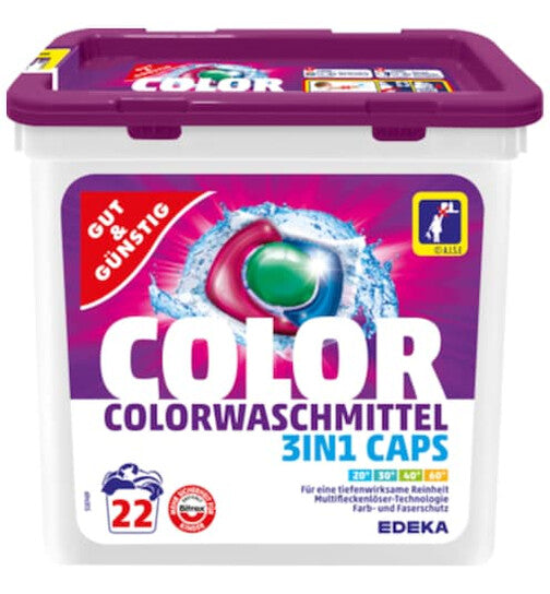 AKTIV DETERGENT CAPS COLOR 3 IN 1 22 WL 539 ML