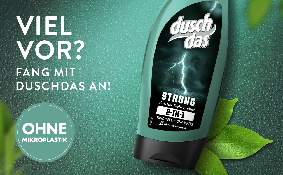 DUSCH DAS GEL DUS STRONG 2 IN 1 250 ML