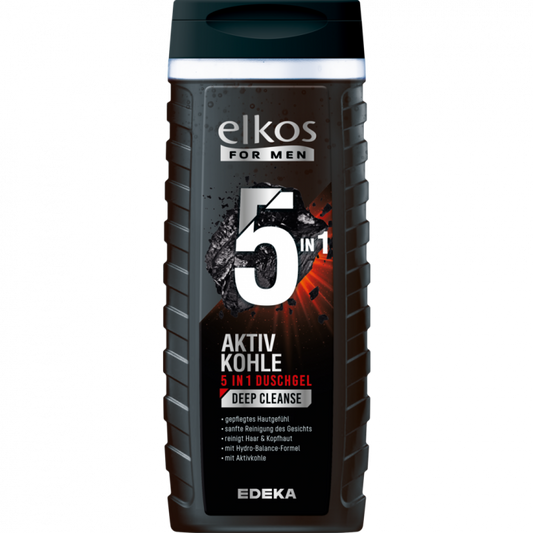 GEL DE DUSH ELKOS MEN AKTIV KOHLE 300ML