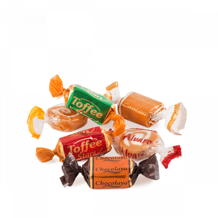 CARAMELE MAYFAIR TOFFEES STORK 490 GR