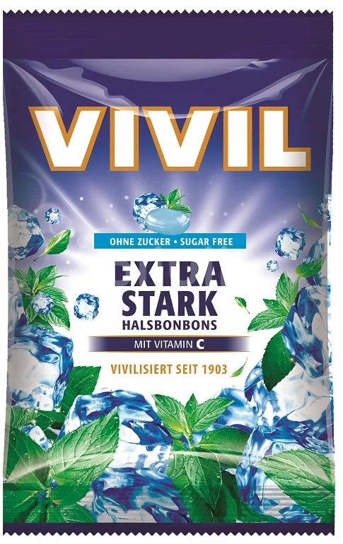 VIVIL BOMBOANE FARA ZAHAR MENTOLATE EXTRA STARK 80G