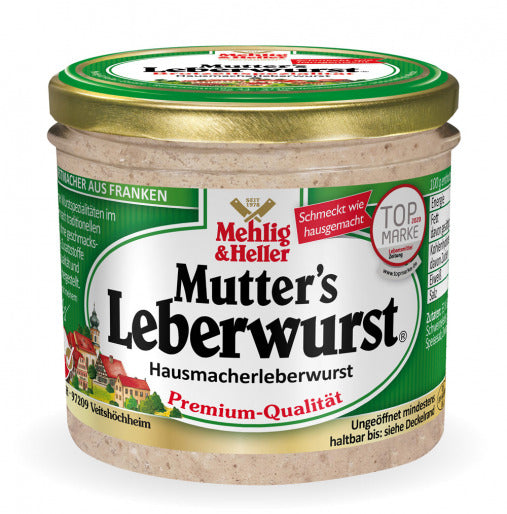 MUTTER'S LEBERWURST PATEU PORC 300G