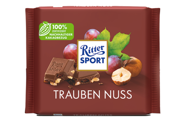 RITTER SPORT CIOCOLATA CU STAFIDE 100G