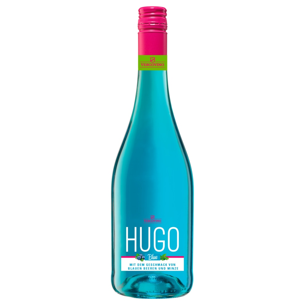 VIN AROMATIZAT HUGO BLUE MENTA SI AFINE 0.75L