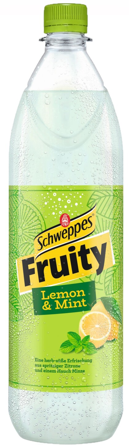 SCHWEPPES LEMON & MINT 1.0L