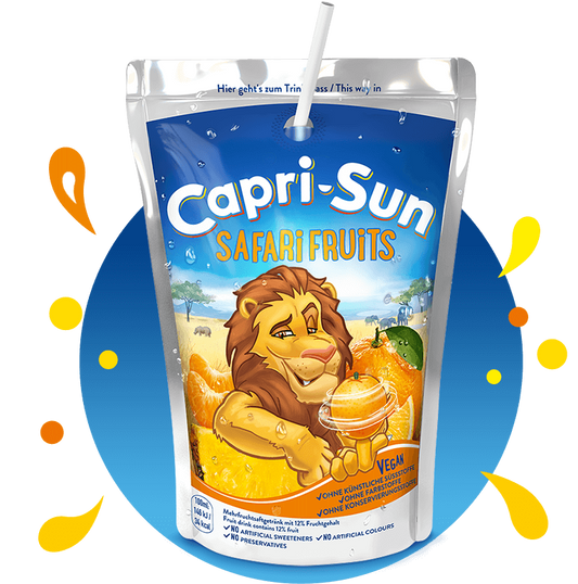 SUC CAPRI SUN SAFARI FRUITS