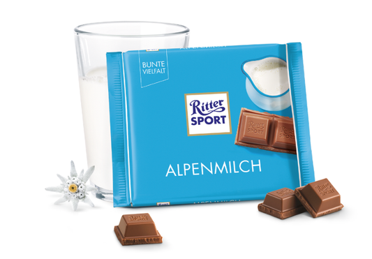 CIOCOLATA RITTER SPORT ALPENMILCH 100G