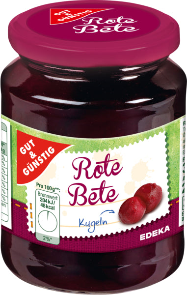 SFECLA ROSIE  ROTE BETE 670 G GUT