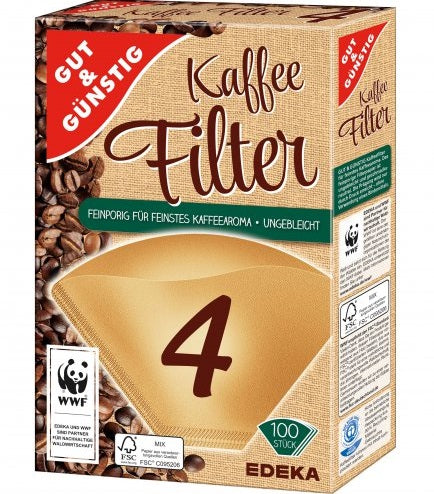 HARTIE DE FILTRU CAFEA NR.4 100 buc