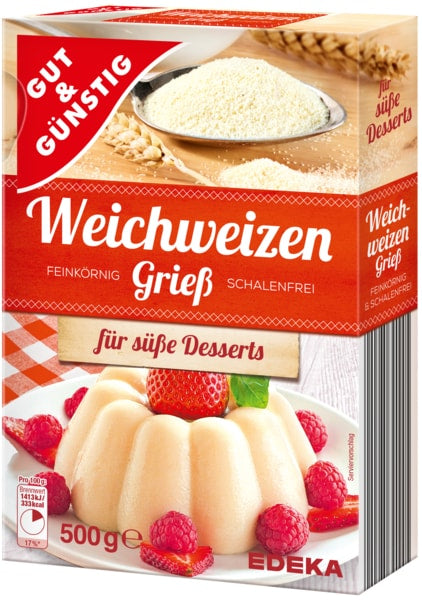 GRIS PENTRU DESERT WEICHWEIZEN 500G GUT