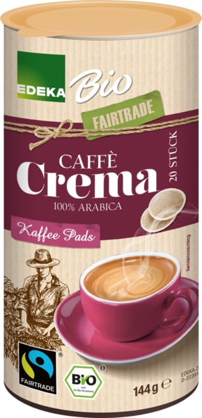 EDEKA BIO CAFFE CREMA PADS 20 BUC 144g