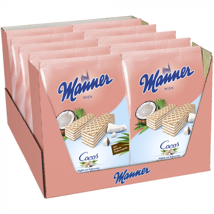 MANNER NAPOLITANE CREMA COCOS 400G