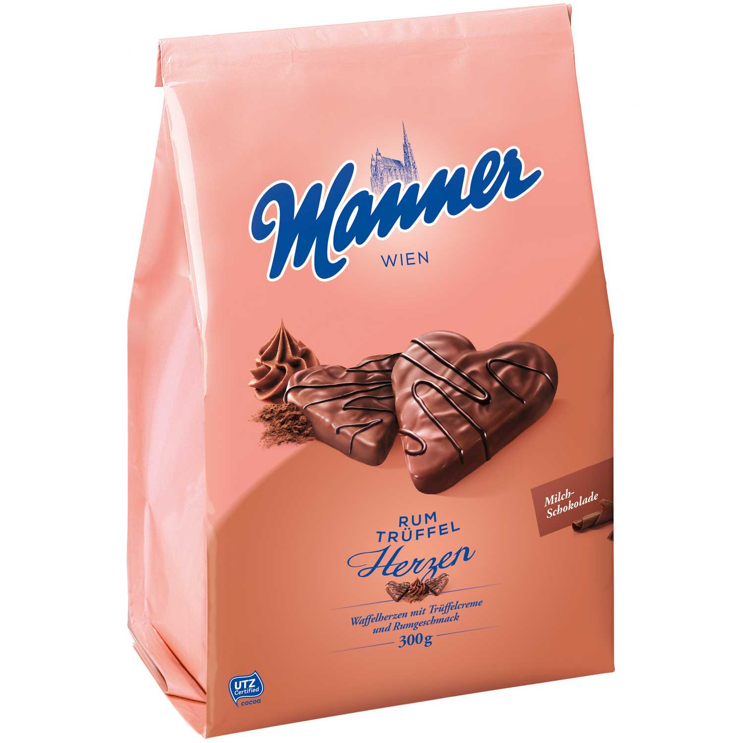 MANNER NAPOLITANE TRUFFEL HERZEN 300G