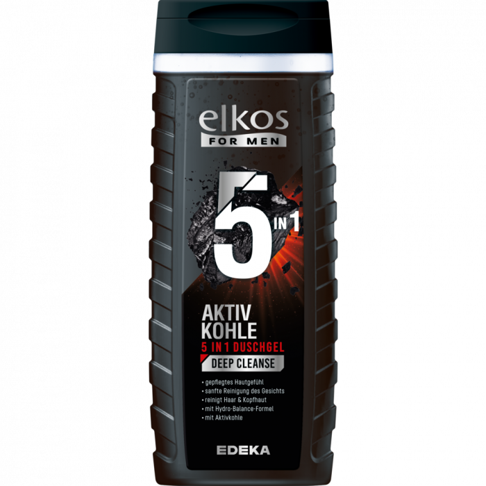 GEL DE DUSH ELKOS MEN AKTIV KOHLE 300ML