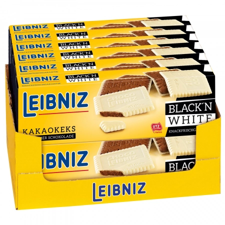 LEIBNIZ BISCUITI CU CIOCOLATA BLACK & WHITE