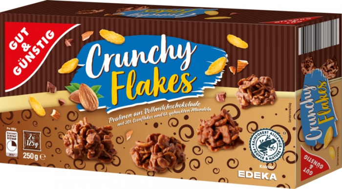 PRALINE CRUNCHY FLAKES 250G GUT