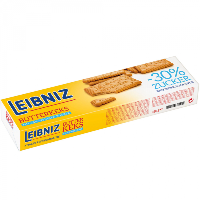 LEIBNIZ BISCUITI CU UNT -30% ZAHAR 150G