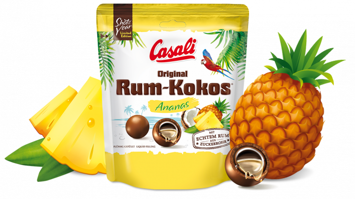 CASALI BOMBOANE CU ROM COCOS SI ANANAS 175G