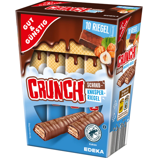 CRUNCH SCHOKO RIEGEL 180 G GUT