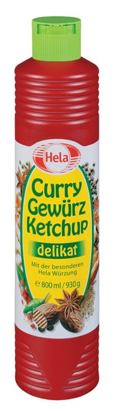 HELA KECTCHUP CURRY DELIKAT 800 ML