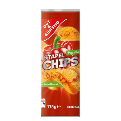 CHIPS PAPRIKA STAPEL CHIPS 175GT