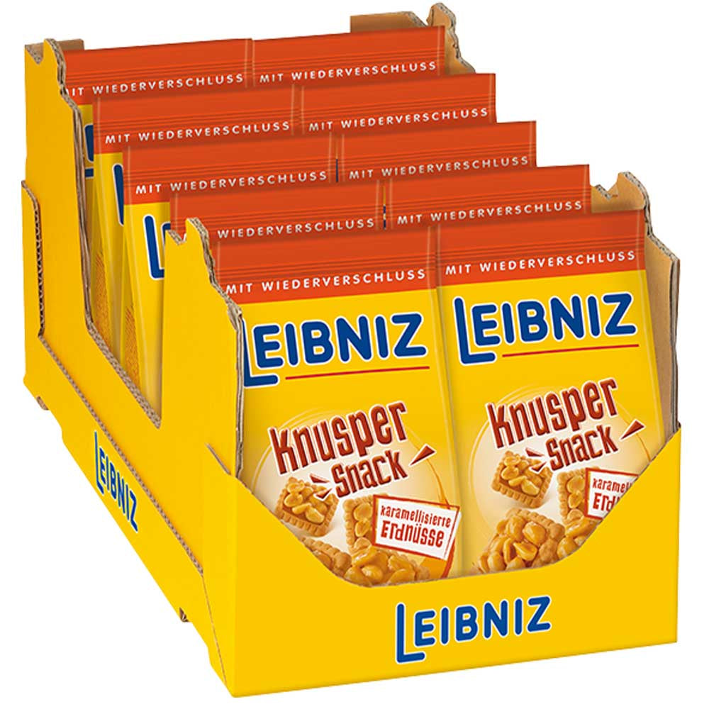 LEIBNIZ KNUSPER SNACK BISCUITI ALUNE SI CARAMEL 175G