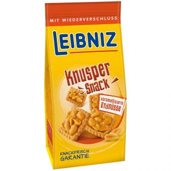 LEIBNIZ KNUSPER SNACK BISCUITI ALUNE SI CARAMEL 175G